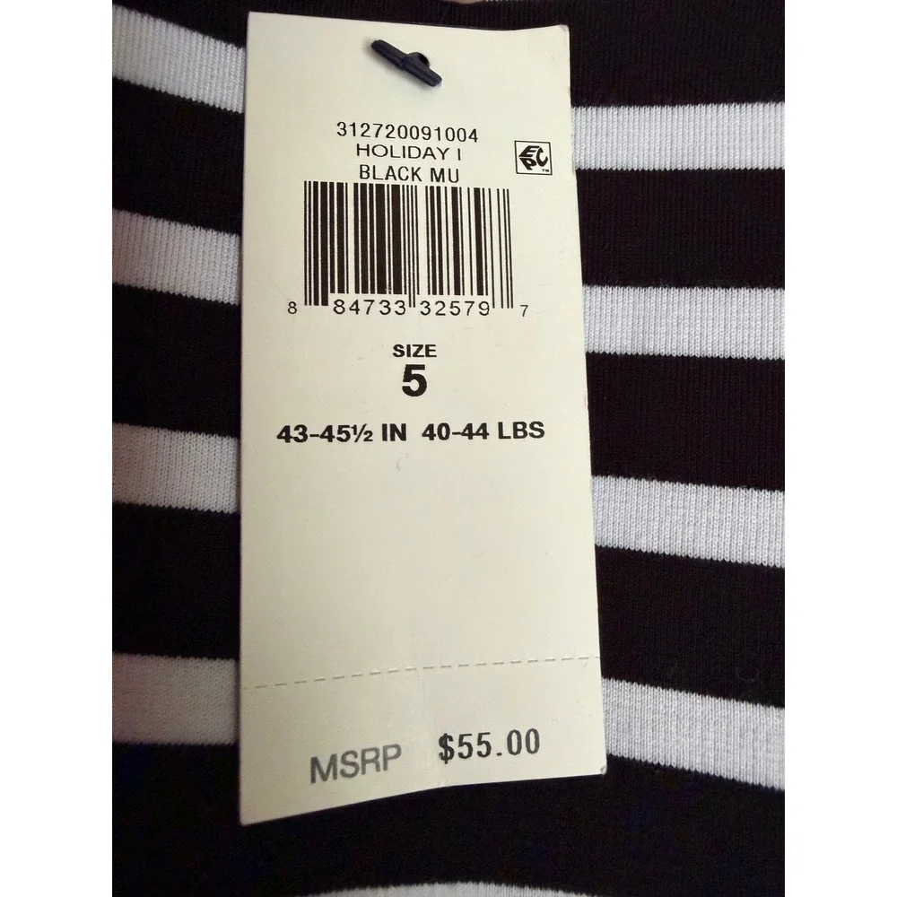 Polo Ralph Lauren Girls Striped Fit & Flare Dress Classic Preppy Girl Size 5 NWT